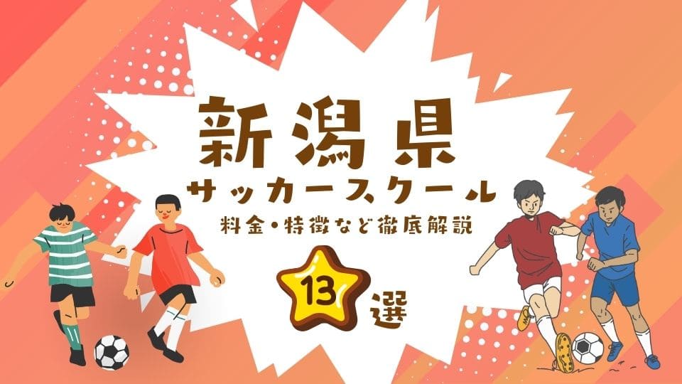 新潟県サッカースクール厳選比較イメージ画像